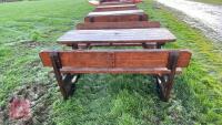 6' WOODEN PINIC BENCH - 2