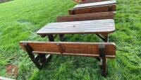 6' WOODEN PINIC BENCH - 2