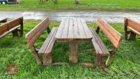 6' WOODEN PINIC BENCH - 3