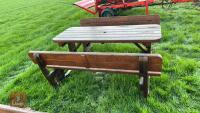 6' WOODEN PINIC BENCH - 2