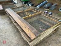 9 10' X 5' PEN SECTIONS WITH 3' DOORS - 2