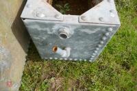 2 RIVETED TANKS/ PLANTERS - 4