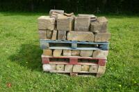3 PALLETS OF MIXED KERBS/ STONES - 3