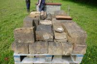 3 PALLETS OF MIXED KERBS/ STONES - 4