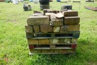 3 PALLETS OF MIXED KERBS/ STONES - 9