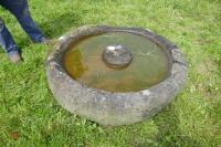 CIRCULAR STONE TROUGH/PLANTER - 5