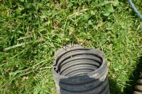 ROLL OF BLACK PLASTIC 4'' DRAINAGE PIPE - 4