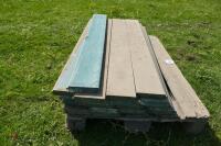 20 LENGTHS OF PLASTIC BOARDS - 3