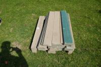 20 LENGTHS OF PLASTIC BOARDS - 4