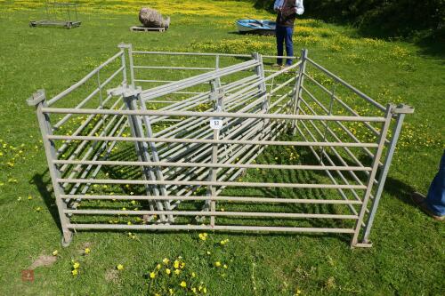 8 GALVANISED 6' SHEEP HURDLES