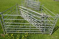 8 GALVANISED 6' SHEEP HURDLES - 4