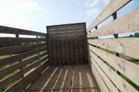 HOMEMADE 15' SINGLE AXLE LIVESTOCK TRAIL - 9