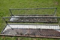 2 9' GALVANISED HOOK ON HAY FEEDERS