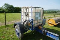 HOMEMADE SINGLE AXLE MOBILE WATER BOWSER - 4