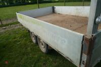 FLATBED TWIN AXLE TRAILER - 15