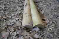 2 WOODEN 12' HALF RAILS - 2