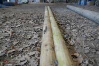 2 WOODEN 12' HALF RAILS - 4
