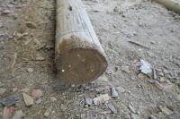 9' 6'' WOODEN GATE POST - 4
