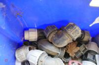 QTY OF 25MM & 32MM PLASTIC WATER FITTING - 8