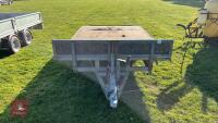 14' BEAVER TAIL FLAT BED TRAILER - 2