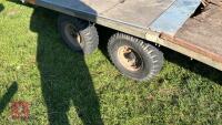 14' BEAVER TAIL FLAT BED TRAILER - 9