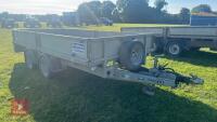 IFOR WILLIAMS 12' X 5'8 FLATBED TRAILER" - 2
