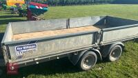 IFOR WILLIAMS 12' X 5'8 FLATBED TRAILER" - 13