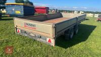 NUGENT 14' X 6' 6 TWIN AXLE TRAILER" - 6