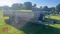 NUGENT 14' X 6' 6 TWIN AXLE TRAILER" - 12