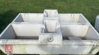 2 MAXWELL CONCRETE WATER TROUGHS - 3