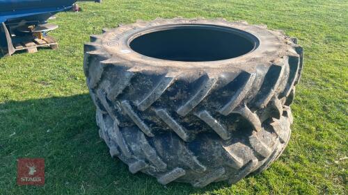 2 GOODYEAR 16.9/R38 TRACTOR TYRES