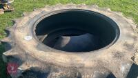2 GOODYEAR 16.9/R38 TRACTOR TYRES - 2