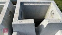 2 MAXWELL CONCRETE WATER TROUGHS - 4