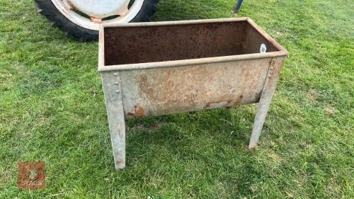 3' X 19 X 18" GALVANISED WATER TANK"