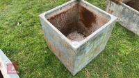 2' X 2' X 2' GALVANISED WATER TANK - 2