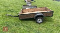 2M X 1.2M SINGLE AXLE CAR TRAILER