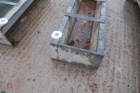 3' GALVANISED GROUND FEED TROUGH - 3