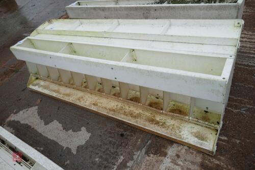 6'10'' PLASTIC PIG FEEDER