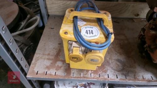 110V TWIN OUTLET TRANSFORMER