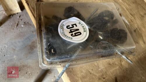 BOX OF SCREW IN INSULATORS