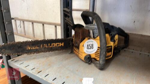 MCCULLOCH CHAINSAW