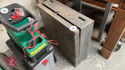 LARGE WOODEN STORAGE BOX