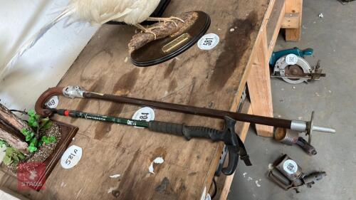 2 WALKING STICKS