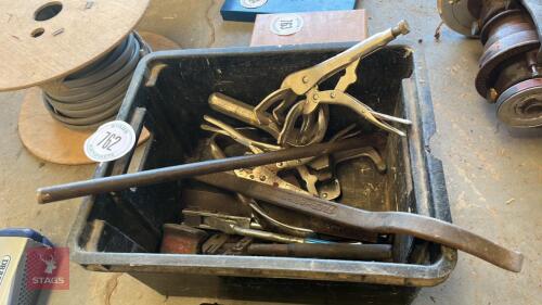 BOX OF WORKSHOP TOOLS