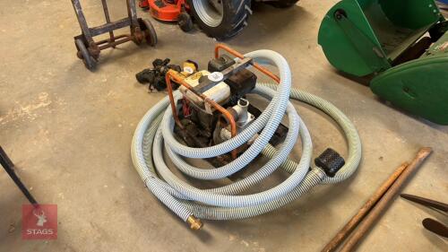 PETROL WATER PUMP AND HOSE