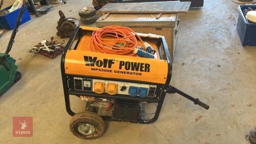 WOLF POWER WP5500C GENERATOR GWO