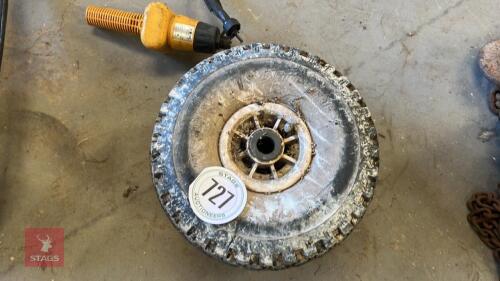 2 WHEELS, BARROW WHEELS AND TYRE