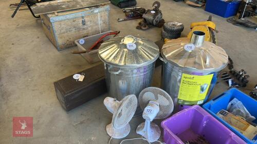 NEW METAL DUSTBIN
