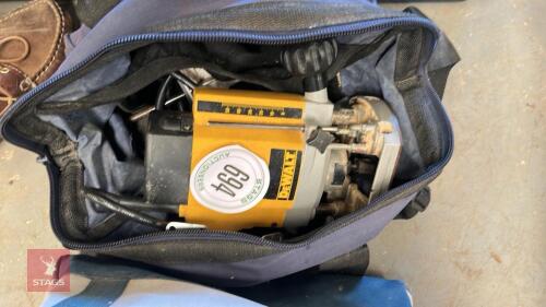 DEWALT ROUTER IN RYOBI BAG 240V