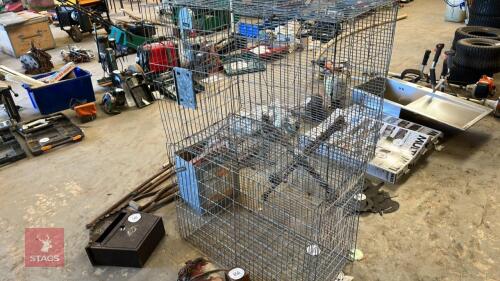 2 POULTRY CAGES